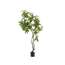 Kave Home Kunstplanten|Kunstplant Pachira 180cm hoog Groen