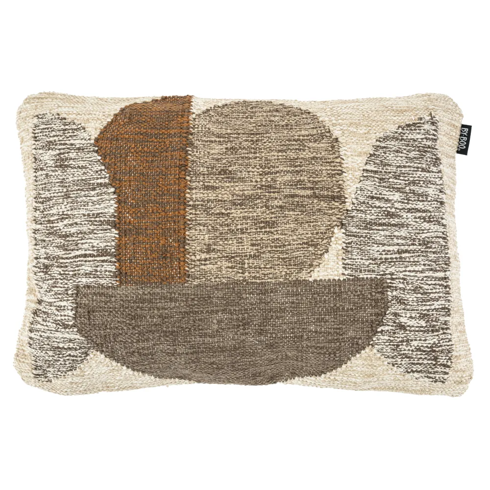 By-Boo Sierkussens|Kussen Art 40 x 60cm, kleur Bruin