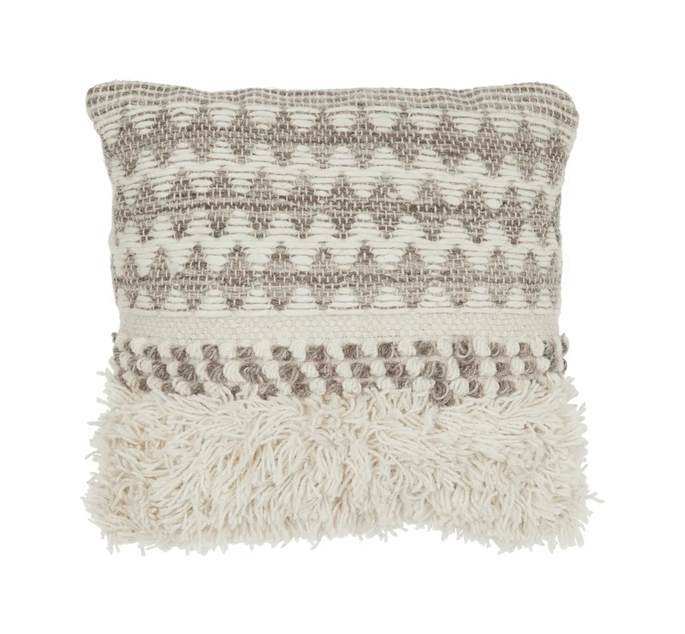 MUST Living Sierkussens|Kussen Aura 45 x 45cm, kleur Grijs