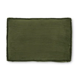 Kave Home Sierkussens|Kussen Blok Rib, kleur Donkergroen