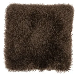 By-Boo Sierkussens|Kussen Doodly 50 x 50cm, kleur Donker Bruin