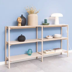 Bendt Wandrekken & Wandkasten|Laag Wandrek Calais Eiken