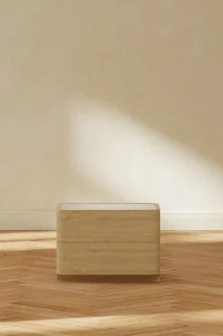 Nohr Ladekasten|Ladekast / Dressoir Lotte Met 2 laden, 50cm, kleur Naturel