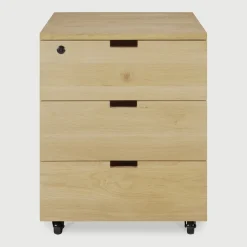 Ethnicraft Ladekasten|Ladekast Billy Gevernist Eikenhout, Met 3 laden