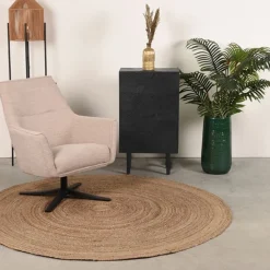 LABEL51 Ladekasten|Ladekast Cotia Mangohout, Met 3 laden Zwart