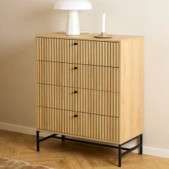 Bendt Ladekasten|Ladekast Davon Eikenlook Naturel