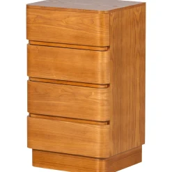 WOOOD Ladekasten|Ladekast Fejo MDF, Met 4 lades Bruin