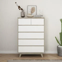 Artistiq Living Ladekasten|Ladekast Gonzalo kleur Naturel/Wit