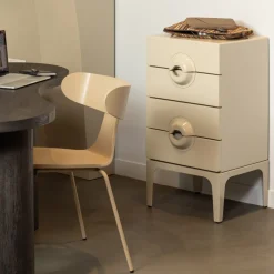 WOOOD Ladekasten|Ladekast Merge Met 4 lades, kleur Greige