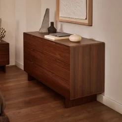 Kave Home Ladekasten|Ladekast Norlen Walnootfineer Bruin