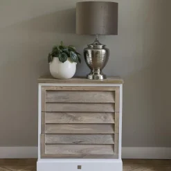 Rivièra Maison Ladekasten|Ladekast Pacifica Mangohout, 85 x 80cm White