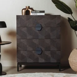 Tower Living Ladekasten|Ladekast San Marino Eiken, Met 4 laden