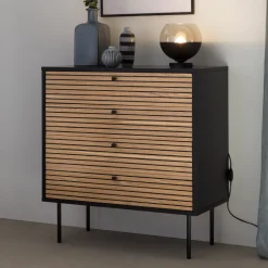 Artistiq Living Ladekasten|Ladekast Sega Eiken, 80cm