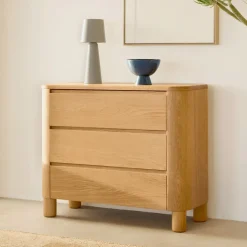 Kave Home Dressoirs|Ladekast/Dressoir Salaya Essenhout, 120cm