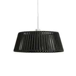 Kave Home Hanglampen Voor Buiten|Lampenkap Aldet Plat Geweven touw, 46cm