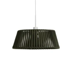 Kave Home Hanglampen Voor Buiten|Lampenkap Aldet Plat Geweven touw, 46cm