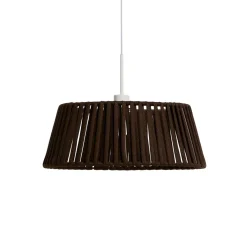 Kave Home Hanglampen Voor Buiten|Lampenkap Aldet Plat Geweven touw, 46cm