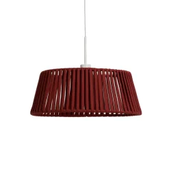 Kave Home Hanglampen Voor Buiten|Lampenkap Aldet Plat Geweven touw, 46cm