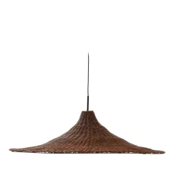 Kave Home Lampenkappen|Hanglampen|Lampenkap Bladia Rotan, 90cm