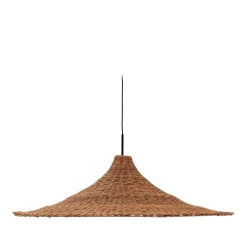 Kave Home Lampenkappen|Hanglampen|Lampenkap Bladia Rotan, 90cm
