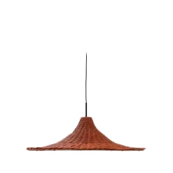 Kave Home Lampenkappen|Hanglampen|Lampenkap Bladia Rotan, 70cm
