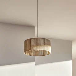 Kave Home Lampenkappen|Hanglampen|Lampenkap Crista Jute, Ø47cm Naturel