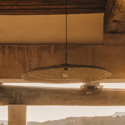 Kave Home Lampenkappen|Hanglampen|Lampenkap Cruilles Zeegras, Ø100cm Naturel