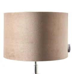 Rivièra Maison Lampenkappen|Lampenkap Cylinder Velvet, kleur Zand Sand