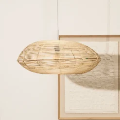 Kave Home Lampenkappen|Hanglampen|Lampenkap Flaro Rotan, 69cm