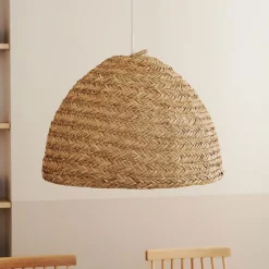 Kave Home Lampenkappen|Hanglampen|Lampenkap Fonteta Zeegras, Ø60cm Naturel