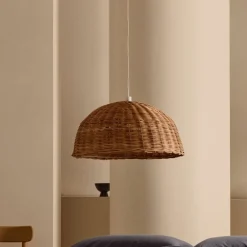 Kave Home Lampenkappen|Hanglampen|Lampenkap Jornets Rotan Naturel