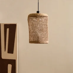 Kave Home Lampenkappen|Hanglampen|Lampenkap Laiar Rotan, 27cm