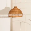 Kave Home Lampenkappen|Hanglampen|Lampenkap Loura Rotan, 40cm