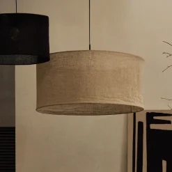 Kave Home Lampenkappen|Hanglampen|Lampenkap Mariela Linnen, kleur Beige