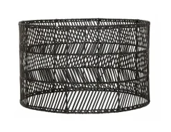 MUST Living Lampenkappen|Lampenkap San Rafael Rotan Zwart
