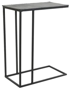 Light & Living Zwarte Bijzettafel|Laptoptafel Macy