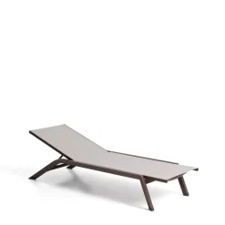 Kave Home Ligbedden|Ligbed Capraia Textileen, kleur Taupe