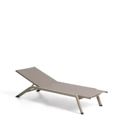 Kave Home Ligbedden|Ligbed Capraia Textileen, kleur Bruin