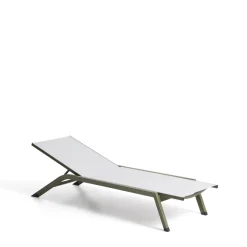 Kave Home Ligbedden|Ligbed Capraia Textileen, kleur Groen Donkergroen