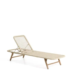 Kave Home Ligbedden|Ligbed Dandara Acaciahout en touw, kleur Ecru