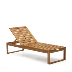 Kave Home Ligbedden|Ligbed Sulamita Acaciahout