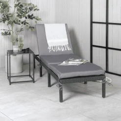 Nohr Ligbedden|Ligbed Tyke Wicker Zwart