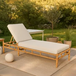 Nohr Ligbedden|Ligbed Zev Bamboe Wit