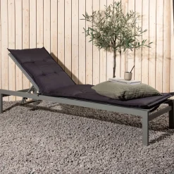 Nohr Tuinkussens|Ligbedkussen Andrus t.b.v. Ligbed, kleur Donkergrijs