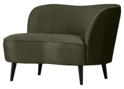 WOOOD Fauteuil Velvet / Fluweel|Fauteuil Stof / Textiel|Lounge Fauteuil Sara Rechts, Velvet