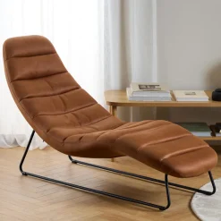 Bendt Fauteuil Leer / Kunstleer|Lounge Fauteuil Tiago Leder, kleur Bruin