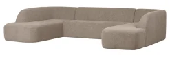 WOOOD Hoekbank|Lounge U-Bank Sloping Chenille