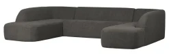 WOOOD Hoekbank|Lounge U-Bank Sloping Chenille