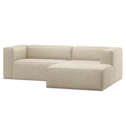 WOOOD Loungebank|Loungebank Bean 254cm, Chenille, kleur Melange Beige