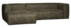 WOOOD Loungebank|Loungebank Bean Leder, 305cm